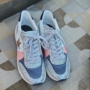 Mi.iM Californis Stylish Glitter Sneakers for Women